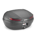 Top case V45 Arena Monokey® negro – con reflectores rojos / Máx. cargar 10 kilos