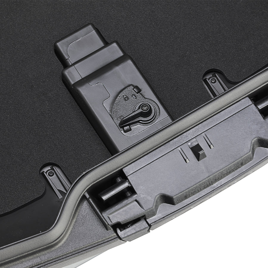 V58 Maxia 5 Monokey Topcase, schwarz – mit transparentem Reflektor