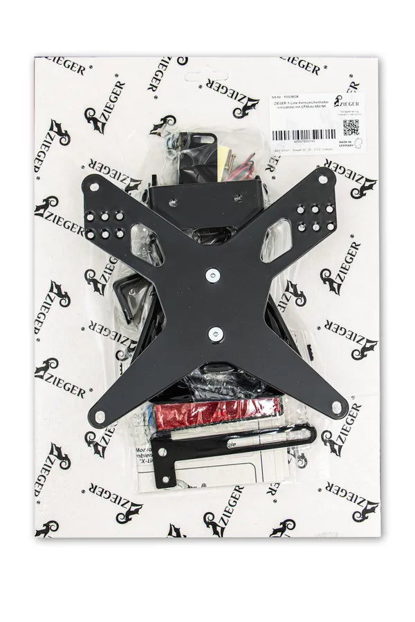 CF Moto 650 650 [ZIEGER] – soporte de matrícula tipo E