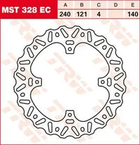 Hm Moto CRM 125 R [2004, 2006-2009] - DISCO DE FRENO SHARK FIJO – Ref. DF069HW4 – Figura 12