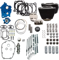 Harley-Davidson FLFBS 1923 Softail Fat Boy 117 [2026] - 132" Power Package Motorleistungs-Kit – Oberfläche: Schwarz, Nicht hervorgehobene Kühlrippen – Bild 11