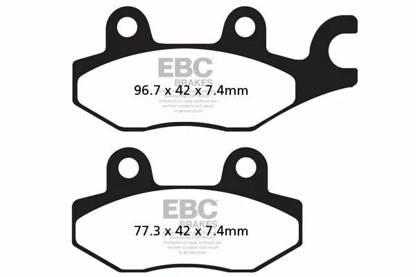 Yamaha Xtz 660 Tenere [EBC] -FA-HH SINTERMETAL PASTAS DE FRENO