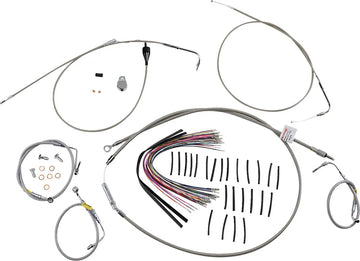 harley davidson touring [BURLY BRAND] - juego de herrajes para manillares para modelos Touring más antiguos con manillar Bagger Bar
