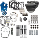 Harley-Davidson FLHCS 1923 Softail Heritage Classic 117 [2026] - 129" Power Package Motorleistungs-Kit – Oberfläche: Schwarz, Hervorgehobene Lamellen – Merkmal: Schwarze Stößelstangenrohre – Bild 6