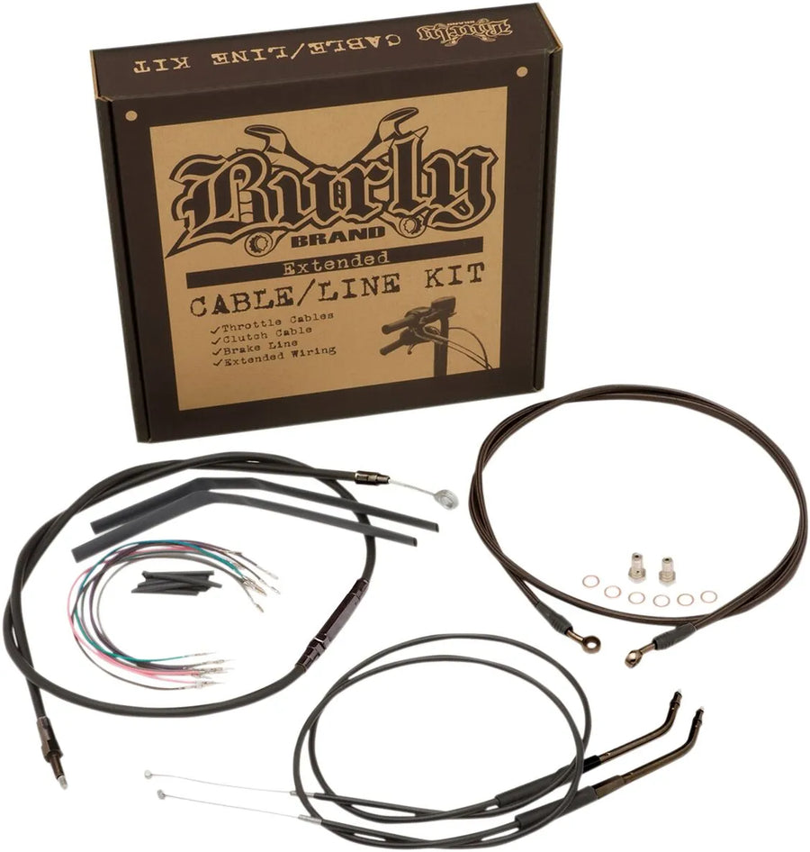 Harley Davidson Sportster 883 Iron XL [MARCA BURLY] – Juego de cables para barra de cárcel