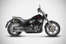harley davidson softail street bob fxbb [ZARD] – Silenciador slip-ons superpuestos para HD-SOFTAIL M8-6