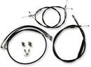 Harley Davidson Fxsb [LA CHOPPERS] - Kit de cable de manillar/línea de freno de vinilo negro estándar