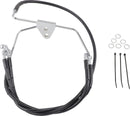 harley davidson flhtcui [ESPECIALIDADES DE ARRASTRE] - Kit de línea de freno de vinilo negro extendido-1