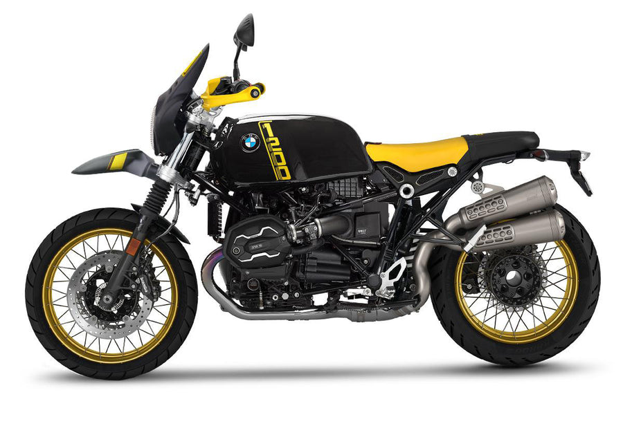 BMW R nineT 1200 Urban G/S (escape bajo) [2017-2023] - 40. x NineT / 7 pegatinas de depósito