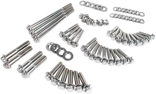 Harley-Davidson FXDBA 1690 Dyna Street Bob Limited [2013] - Kit de pernos de motor de transmisión/primaria externos de 12 puntos decorativos - Imagen 2