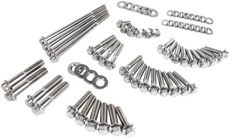 Harley-Davidson FXDBA 1690 Dyna Street Bob Limited [2013] - Kit de pernos de motor de transmisión/primaria externos de 12 puntos decorativos - Imagen 1