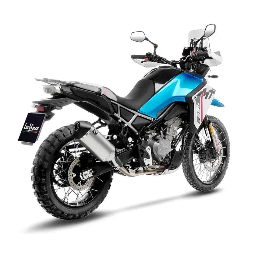 cf moto 450 [LEOVINCE] – Silenciador trasero de acero inoxidable LV-14