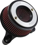 Harley-Davidson FLRT 1690 Freewheeler [2015-2016] - Mini Teardrop Stealth Luftfilter-Kit – Oberfläche: Silber – Bild 9