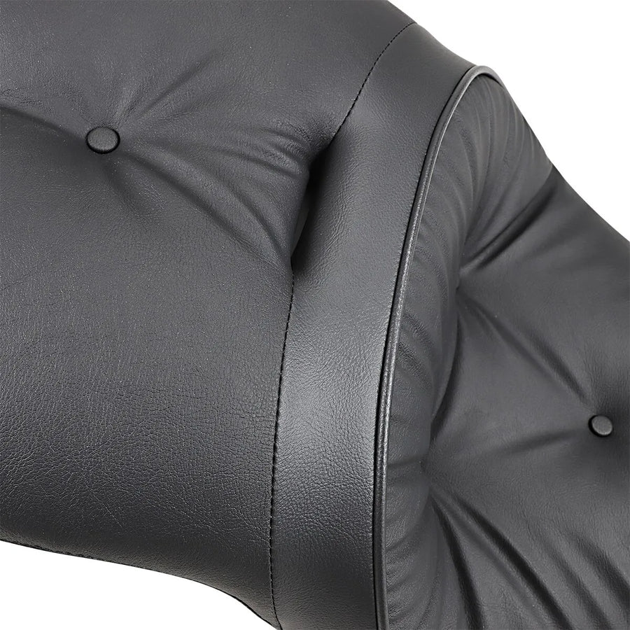 harley davidson touring [ESPECIALIDADES DE ARRASTRE] - Asiento de cuero para 2 personas, compatible con respaldo, touring