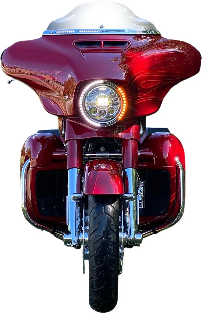 harley davidson flhtcui [DINÁMICA PERSONALIZADA] – Embellecedor del anillo de señal de giro ProBEAM®