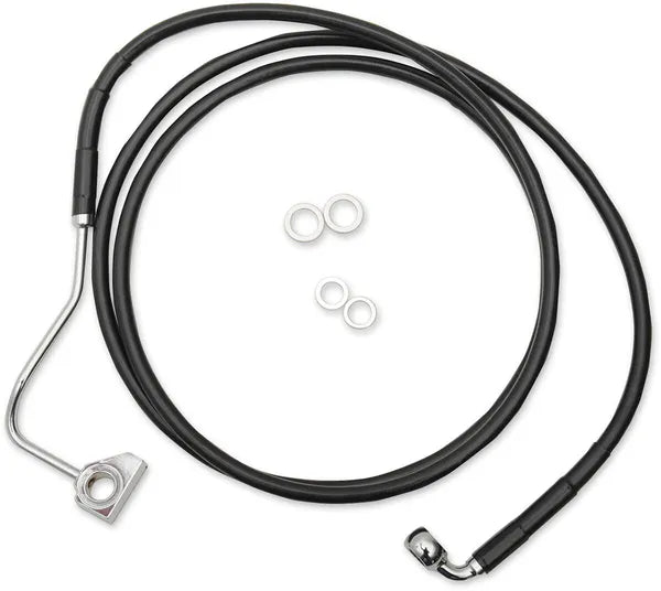 Harley Davidson Fltr [ESPECIALIDADES DE ARRASTRE] - Kit de línea de freno extendida de vinilo negro
