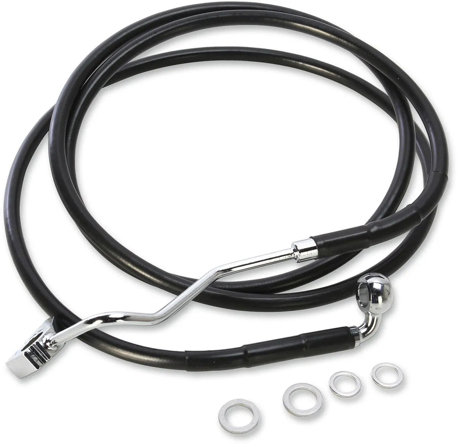 harley davidson fltr [ESPECIALIDADES DE ARRASTRE] - Kit de línea de freno de vinilo negro extendido