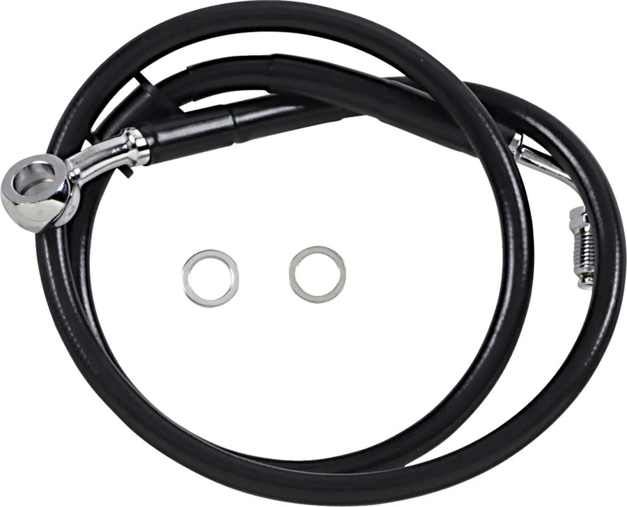 harley-davidson street bob [ESPECIALIDADES DE ARRASTRE] – Línea de freno extendida de acero inoxidable