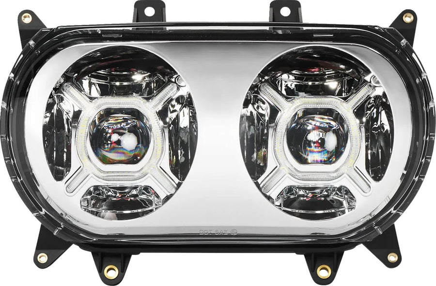 harley davidson fltruse [DINÁMICA PERSONALIZADA] – Faro LED doble X