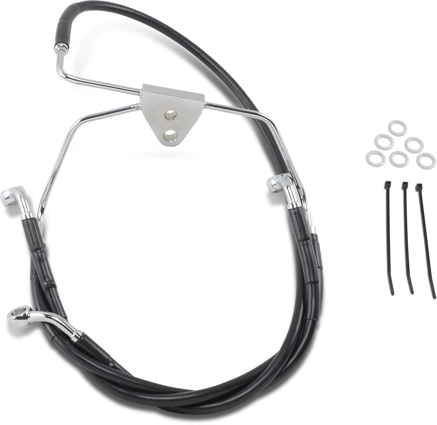 harley davidson flhtc [ESPECIALIDADES DE ARRASTRE] - Kit de latiguillos de freno de acero inoxidable