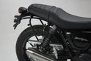 Triumph Street Twin 900 [SW-MOTECH] – Vista frontal del sistema de bolsas laterales Legend LC