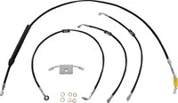 Harley Davidson Fxdrs 114 [LA CHOPPERS] - Kit de cable de manillar/línea de freno de vinilo negro estándar