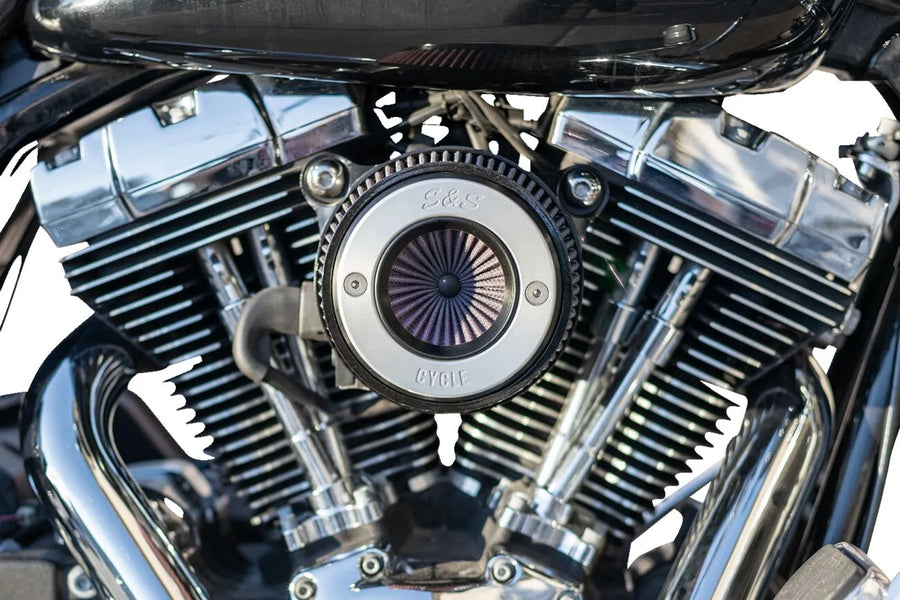 Harley-Davidson FXSBSE 1800 Breakout CVO [2013] - Air Stinger Stealth Luftfiltersatz – Oberfläche: Schwarz, Verchromt – Bild 3