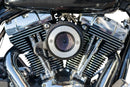 Harley-Davidson FLSTSE2 1800 Softail Convertible CVO [2011] - Air Stinger Stealth Luftfiltersatz – Oberfläche: Schwarz, Verchromt – Bild 3