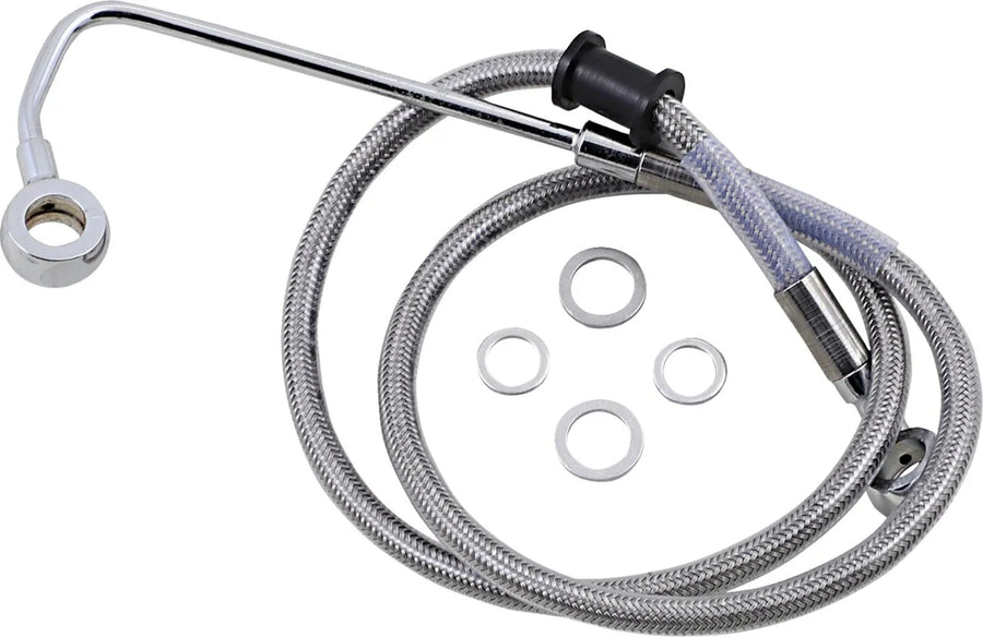 harley davidson fxsb [ESPECIALIDADES DE ARRASTRE] - Línea de freno extendida de acero inoxidable