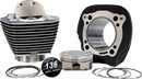 Harley-Davidson FLHTCUTG 1868 Tri Glide Ultra 114 [2025] - 132" Hochverdichtungs- / 136" Big Bore Kit – Oberfläche: Schwarz, Hervorgehobene Lamellen – Merkmal: 0,00 cm³ Kuppelvolumen – Bild 2