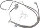 harley davidson flhri [DRAG SPECIALTIES] - Kit de latiguillos de freno de acero inoxidable en versión extendida-1