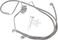 Harley Davidson Flhr [ESPECIALIDADES DE ARRASTRE] - Kit de línea de freno de acero inoxidable, extendido