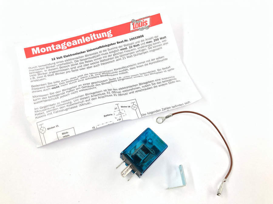 Intermitente universal electron 12 V