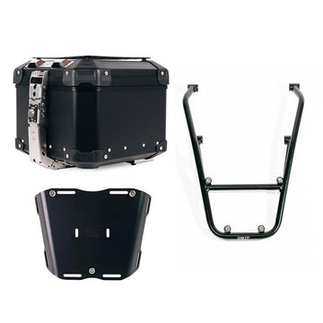 BMW R 12 [2024-2026] - Baúl universal de aluminio Atlas 44L + portaequipajes con asas para pasajero