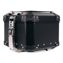BMW R nineT 1200 Racer [2017-2020] - Atlas 44L Universal-Aluminium-Topcase + -Gepäckträger mit Soziusgriffen zur Befestigung der Topcaseplatte