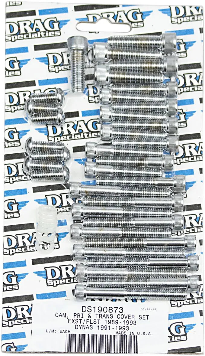 harley davidson flst [ESPECIALIDADES DE ARRASTRE] - Kit de pernos de cubierta de árbol de levas/primaria/transmisión