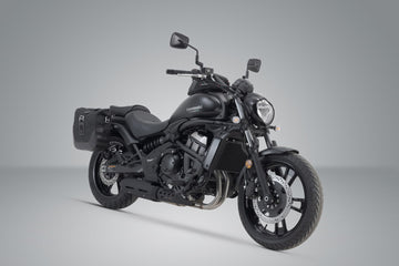 Kawasaki EN 650 S Vulcan [2015-2024] - Sistema de bolsas laterales Legend Gear LC2 Black Edition – Imagen 2