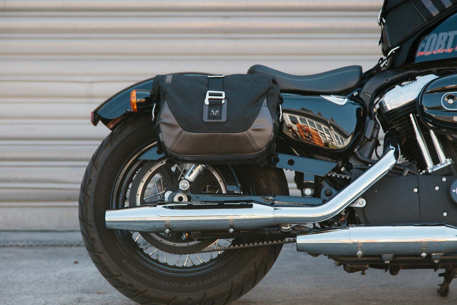 Harley-Davidson XL 1200 C Sportster Custom [2020] - Legend Gear Seitentaschen-System LC Black Edition – Bild 5