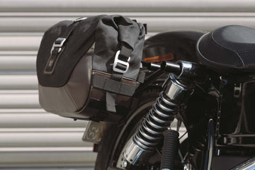 Harley-Davidson FXDWG 1584 Dyna Wide Glide [2010-2012] - Sistema de bolsas laterales Legend Gear LC2 Edición Marrón - Imagen 2