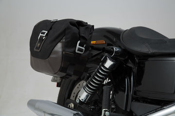Harley-Davidson FXDWG 1690 Dyna Wide Glide [2012-2017] - Sistema de bolsas laterales Legend Gear LC2 Edición negra - Imagen 1