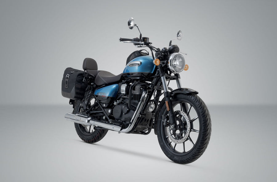 Royal Enfield Meteor 350 [2021-2025] - Sistema de bolsas laterales Legend Gear LC Brown Edition - Imagen 2