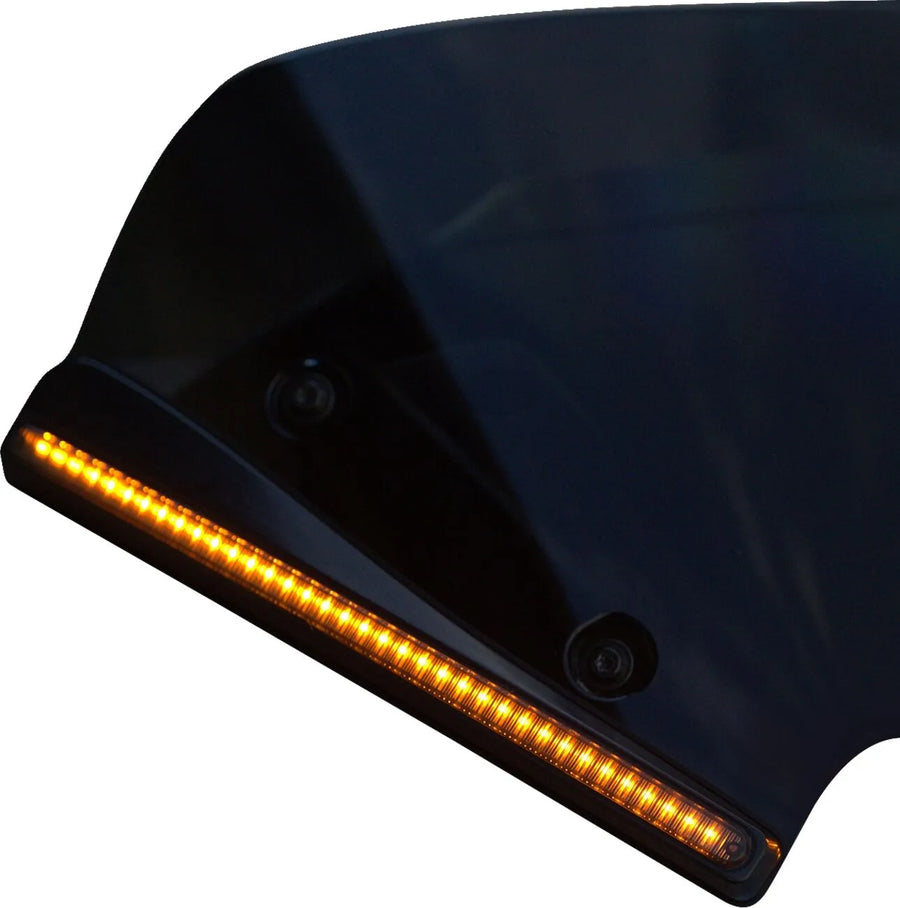 harley-davidson road glide st [DINÁMICA PERSONALIZADA] - Embellecedor de parabrisas LED con indicadores