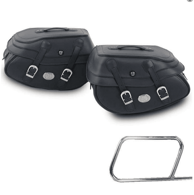 Bolsa de moto [Hepco & Becker] - alforjas Buffalo Big black - soporte para alforjas tubular