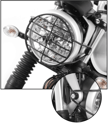 Triumph Speed Twin 900 [2023-2024] - Vista detallada del protector de faros