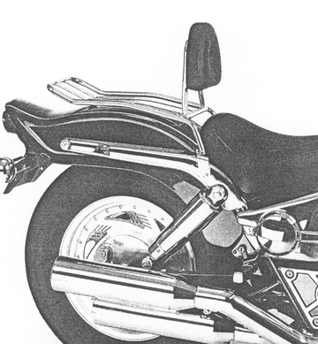 Suzuki VZ 800 Marauder [1996-2003] - Solorack con respaldo