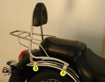 Kawasaki VN 900 CLA [2006-2017] - Sissybar con puente de equipaje
