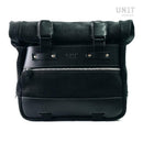 BMW R nineT 1200 Racer [2017-2020] - Kultige Seitentasche aus Spaltleder 40L - 50L + Aluminiumplatte
