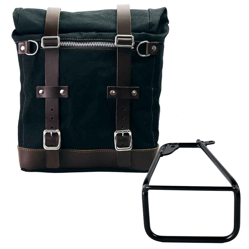 BMW R 12 nineT [2024-2026] - Scram-Seitentasche aus Canvas 22L-30L + linker Rahmen