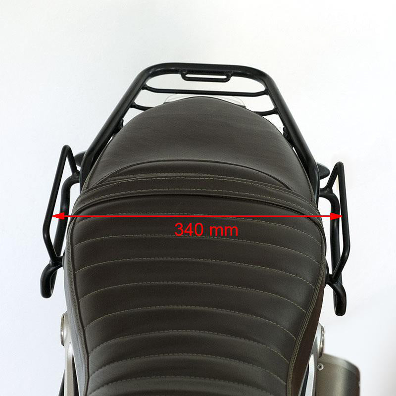 BMW R nineT 1200 Racer [2017-2020] - Scram Seitentasche aus Canvas 22L-30L + symmetrischer Doppelrahmen