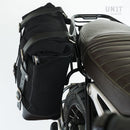 BMW R nineT 1200 Racer [2017-2020] - Scram Seitentasche aus Canvas 22L-30L + symmetrischer Doppelrahmen